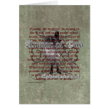 Armour of God, Ephesians 6:10-18, Christian Soldie Greeting Card