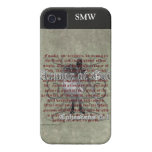 Armour of God, Ephesians 6:10-18, Christian Soldie Case-Mate iPhone 4 Case