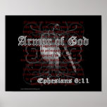 Armour of God Ephesians 6:11 Poster Print