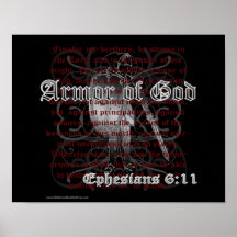 Armour of God Ephesians 6:11 Poster Print