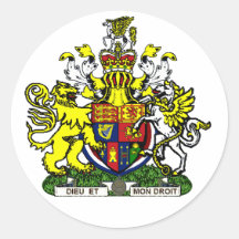 Arms of the Dominion of British West Florida Sticker