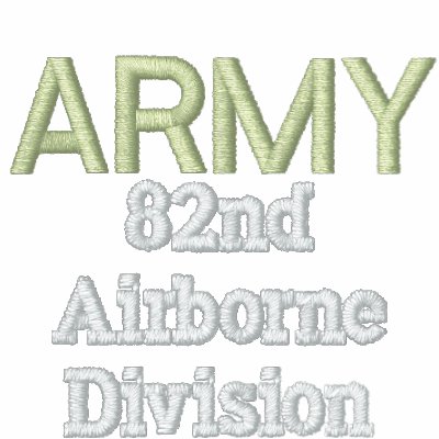 ARMY 82nd Airborne Embroidered JACKET by Milkshake7