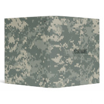 Army ACU Camouflage (Customizable) Vinyl Binder