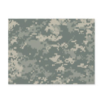 Army ACU Camouflage Postcard
