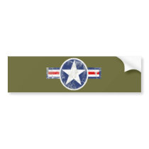 Army Air Corps Vintage Bumper Sticker