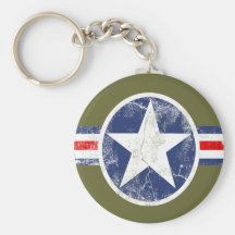 Army Air Corps Vintage Keychain