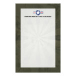 Army Air Corps Vintage Personalized Stationery