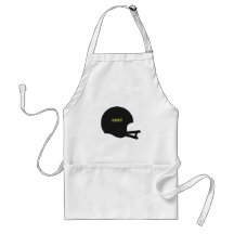 Army Black Knights Vintage Football Helmet Logo Apron