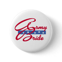 Army Bride Pinback Buttons