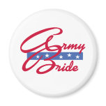 Army Bride Fridge Magnet