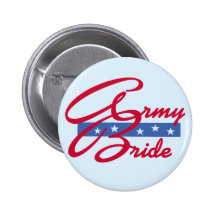 Army Bride T-shirts and Gifts Button