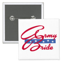 Army Bride T-shirts and Gifts Button