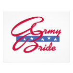 Army Bride T-shirts and Gifts Personalized Invites