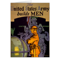 Army Builds MEN Greeting Card