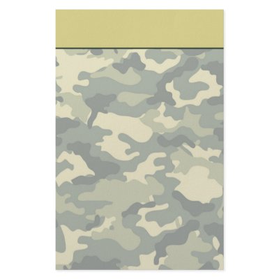 Army Camouflage Stationery by Boobins