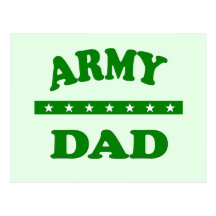 ARMY DAD POSTCARDS
