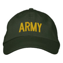 ARMY EMBROIDERED BASEBALL CAP