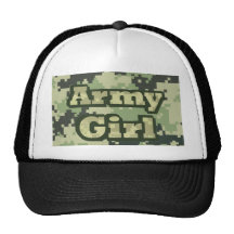 Army Girl Mesh Hats