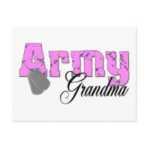 Army Grandma Post Card