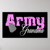 Army Grandma Poster