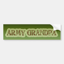 Army Grandpa Bumper Sticker