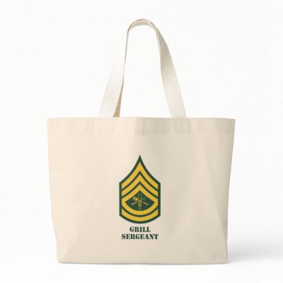 Army Grill Sergeant Tote Bags by grillsgt