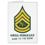 Army Grill Sergeant cards