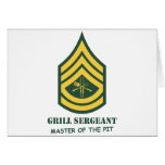 Army Grill Sergeant cards