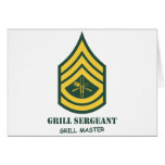 Army Grill Sergeant cards