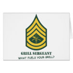 Army Grill Sergeant cards