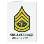 Army Grill Sergeant cards