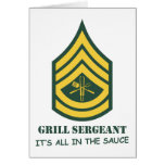 Army Grill Sergeant cards