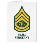 Army Grill Sergeant Cards