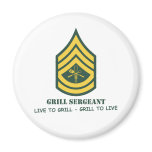 Army Grill Sergeant magnets