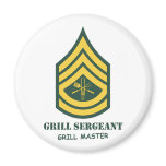 Army Grill Sergeant magnets