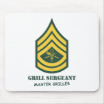 Army Grill Sergeant mousepads