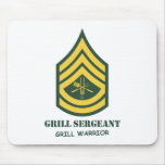 Army Grill Sergeant mousepads