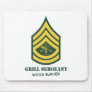 Army Grill Sergeant Mouse Pads