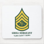 Army Grill Sergeant mousepads
