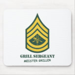 Army Grill Sergeant mousepads