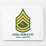 Army Grill Sergeant Mouse Pad