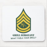 Army Grill Sergeant mousepads