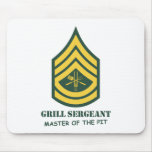 Army Grill Sergeant mousepads