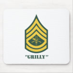 Army Grill Sergeant mousepads