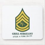 Army Grill Sergeant mousepads
