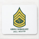 Army Grill Sergeant mousepads