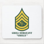Army Grill Sergeant mousepads