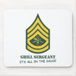 Army Grill Sergeant mousepads