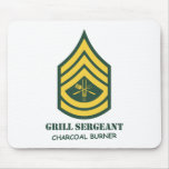 Army Grill Sergeant Mouse Pads