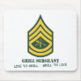 Army Grill Sergeant Mousepads